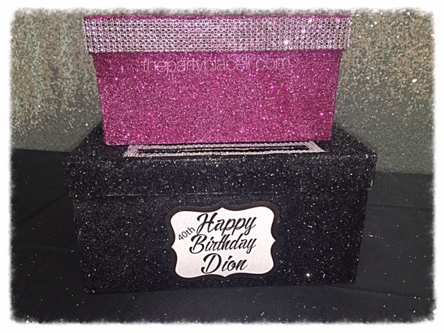 Glitter and Bling Card Box