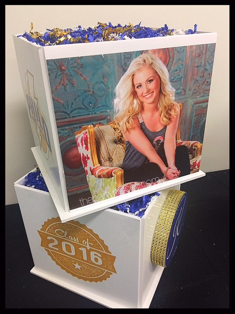 Graduation Picture Cube Centerpiece