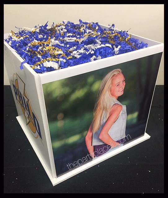 Graduation Picture Cube Centerpiece