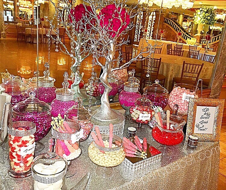 Pretty in Pink Candy Buffet