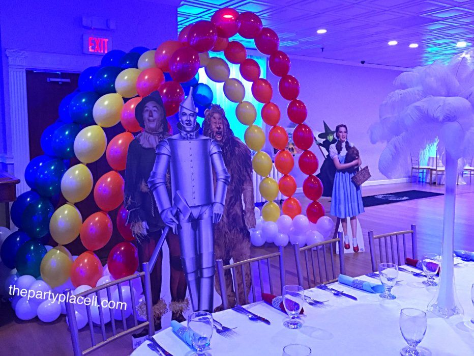 Wizard of Oz Rainbow Balloon Arch