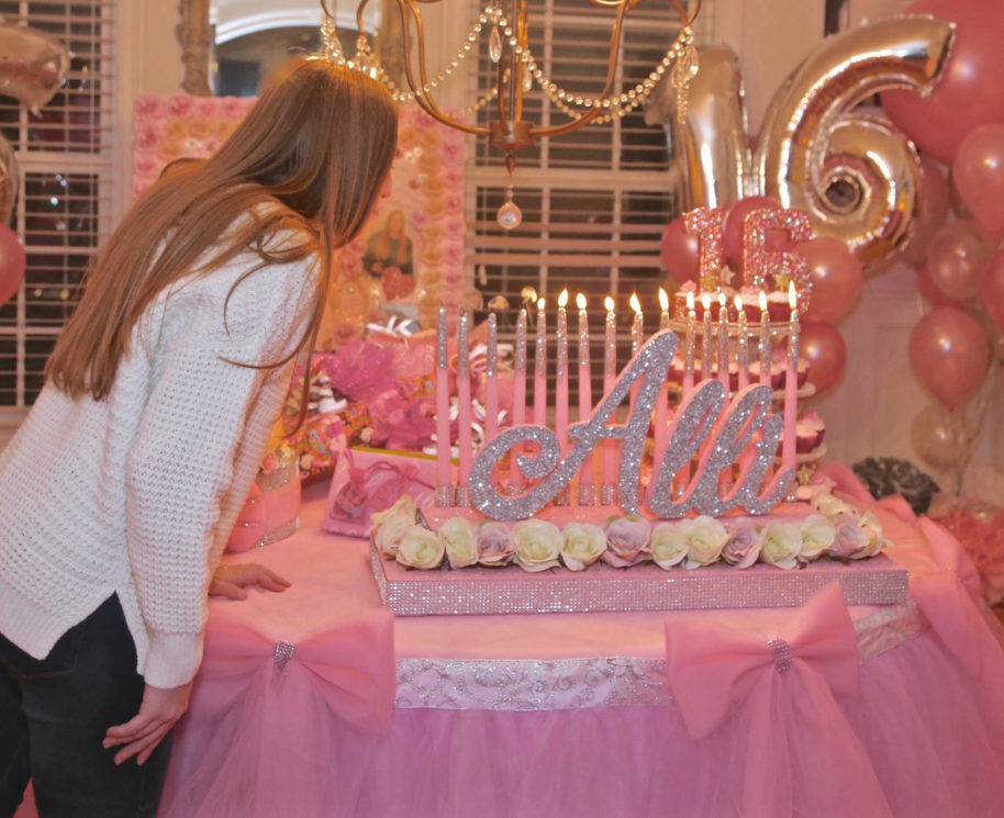 Sweet 16 Candle lighting ceremony