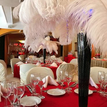 Feather Centerpieces