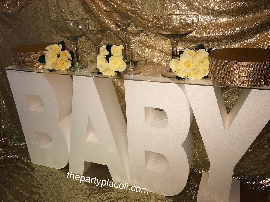 Large Prop Letters & Designs, The Party Place LI, The Party