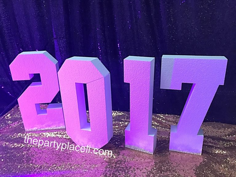 Large Prop Letters & Designs The Party Place LI The Party Specialists