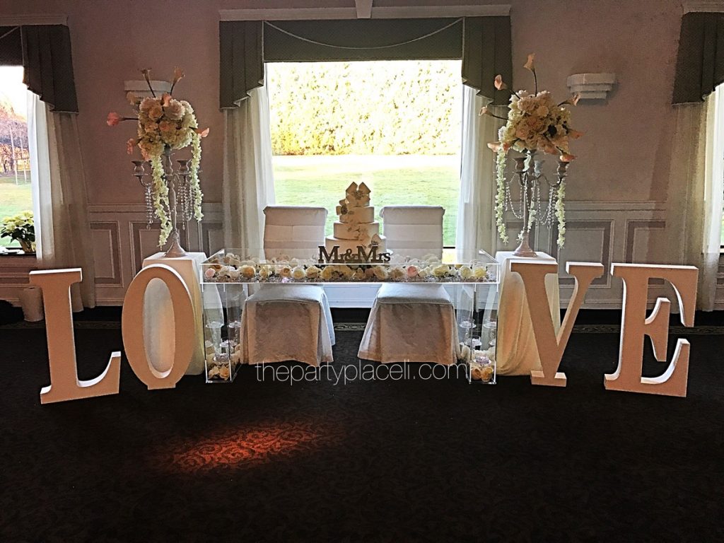 Large Prop Letters & Designs, The Party Place LI, The Party