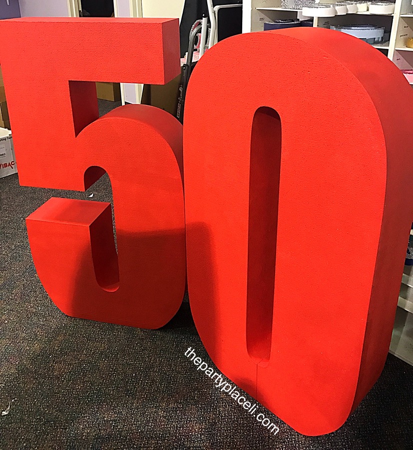 Large Prop Letters Designs The Party Place Li The Party